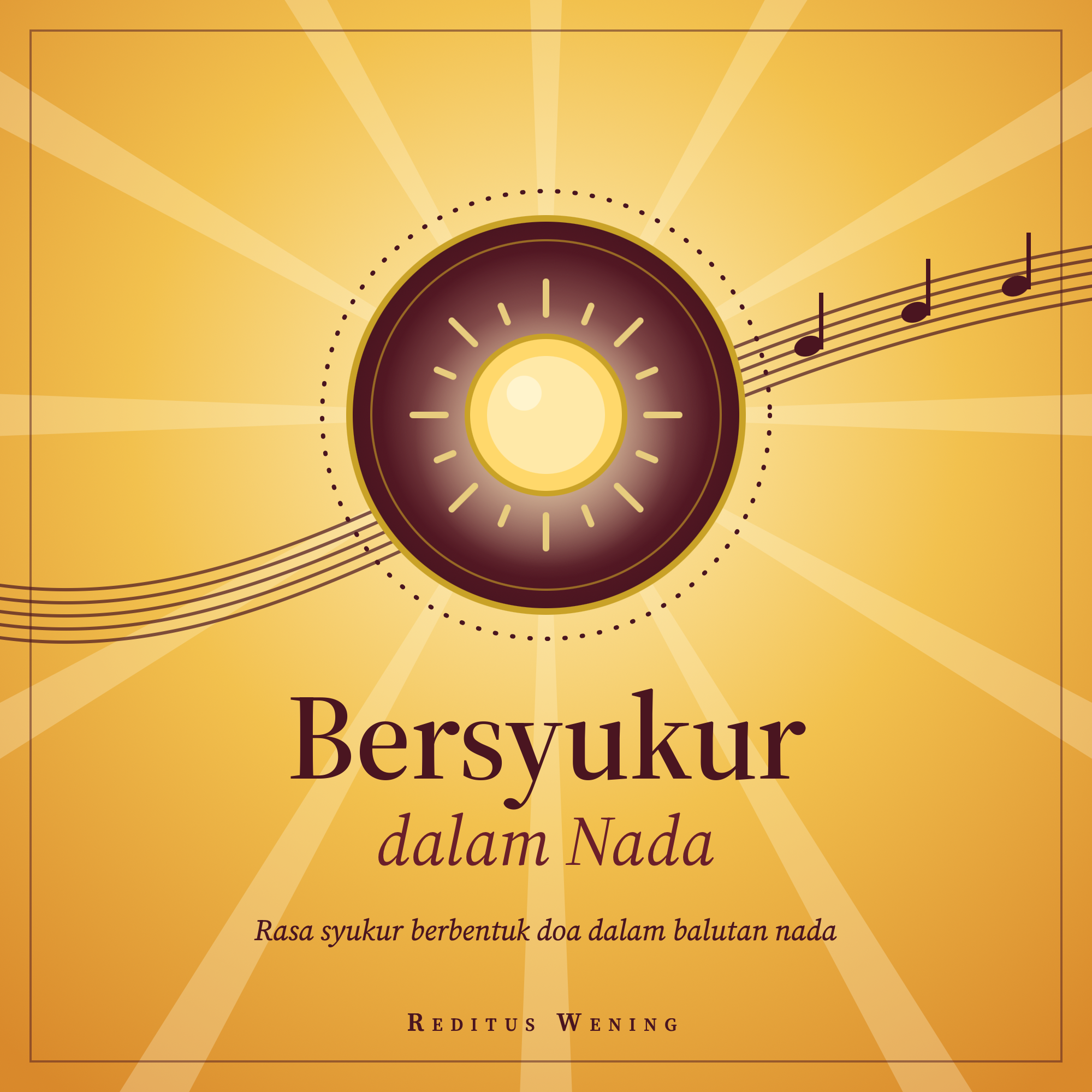 Sampul mini album Bersyukur dalam Nada karya Reditus Wening